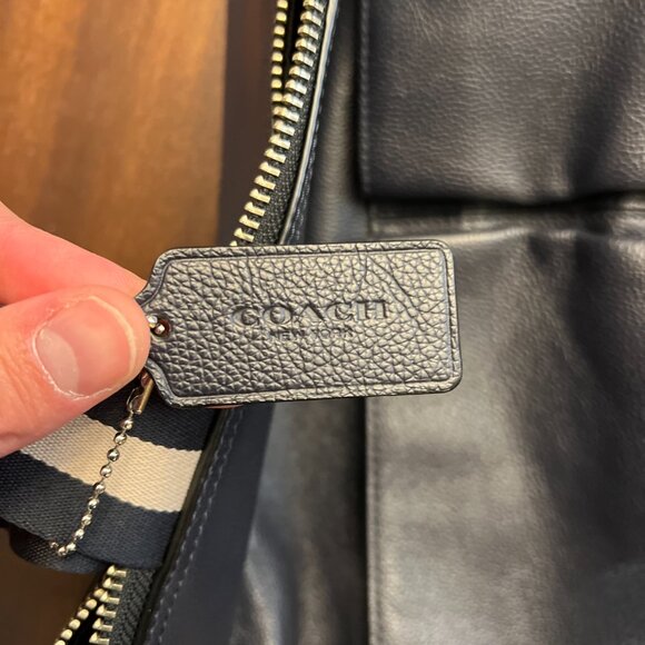 Coach Men's Leather Messenger Bag - Picture 7 of 10